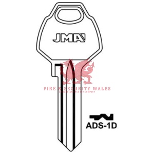 JMA ADS-1D Cylinder Key Blank for Adams Rite®