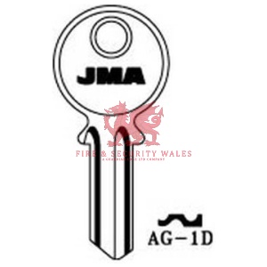 JMA AG-1D Cylinder Key Blank for Aguia®