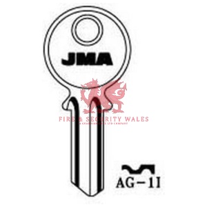 JMA AG-1I Cylinder Key Blank for Aguia®