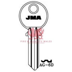 JMA AG-6D Cylinder Key Blank for Aguia®