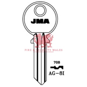 JMA AG-8I Cylinder Key Blank for Aguia®