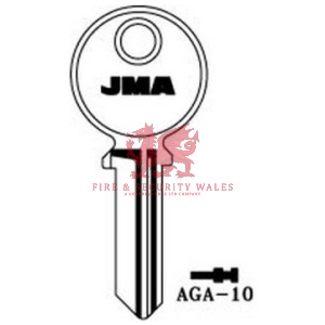 JMA Cylinder Key Blank AGA-10 for AGA®