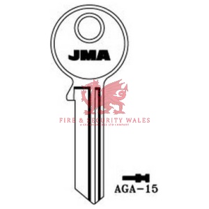 JMA Cylinder Key Blank AGA-15 for AGA®