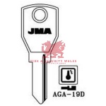 JMA Cylinder Key Blank AGA-19D for AGA®