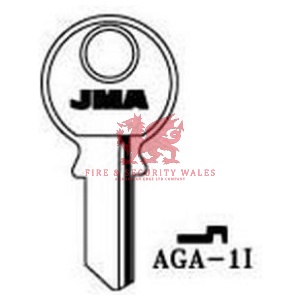 JMA Cylinder Key Blank AGA-1I for AGA®