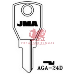 JMA Cylinder Key Blank AGA-24D for AGA®