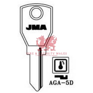 JMA Cylinder Key Blank AGA-5D for AGA®