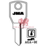 JMA Cylinder Key Blank AGA-9I for AGA®