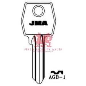 JMA Cylinder Key Blank AGB-1 for AGB®