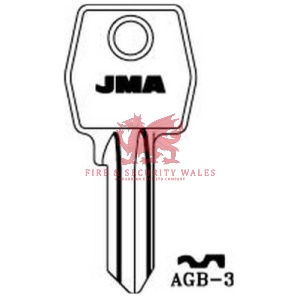 JMA Cylinder Key Blank AGB-3 for AGB®