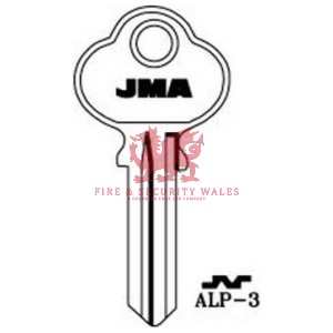 JMA ALP-3 Cylinder Key Blank for Alpha®