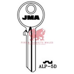 JMA ALP-5D Cylinder Key Blank for Alpha®