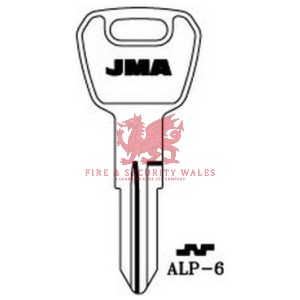 JMA ALP-6 Cylinder Key Blank for Alpha®