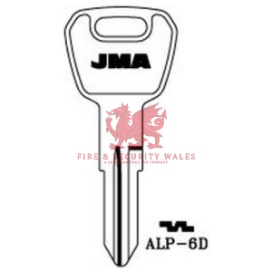 JMA ALP-6D Cylinder Key Blank for Alpha®