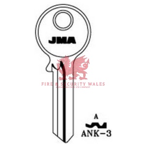 JMA ANK-3 Cylinder Key Blank for Ankerslot®