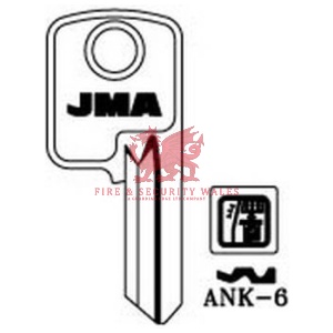 JMA ANK-6 Cylinder Key Blank for Ankerslot®