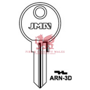 JMA ARN-3D Cylinder Key Blank for Armstong®