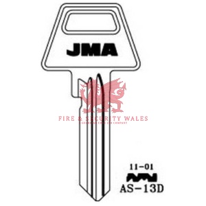 JMA AS-13D Cylinder Key Blank for Assa®