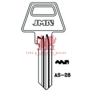 JMA AS-28 Cylinder Key Blank for Assa®