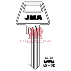 JMA AS-9D Cylinder Key Blank for Assa®