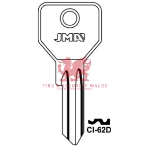 JMA CI-62D Cylinder Key Blank for Cisa®