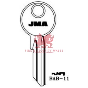 JMA BAB-11 Cylinder Key Blank for BAB®