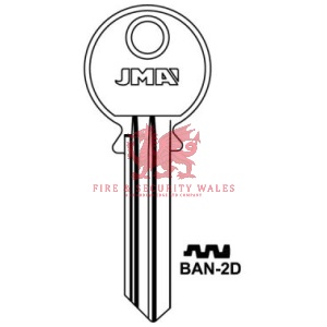 JMA BAN-2D Key Blank - (Thick) for Banham®