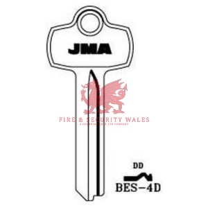 JMA Cylinder Key Blank - BES-4D for Best®