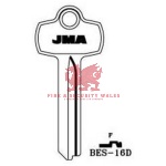 JMA Cylinder Key Blank - BES-16D for Best®