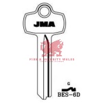 JMA Cylinder Key Blank - BES-6D for Best®