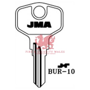 JMA BUR-10 Cylinder Key Blank for Burg®