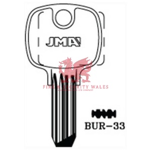 JMA BUR-33 Dimple Key Blank for Burg®