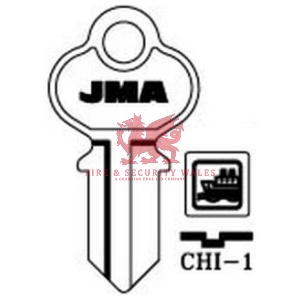 JMA CHI-1 Cylinder Key Blank for Chicago®