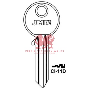 JMA CI-11D Cylinder Key Blank for Cisa®