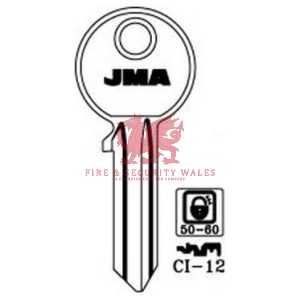 JMA CI-12 Cylinder Key Blank for Cisa®