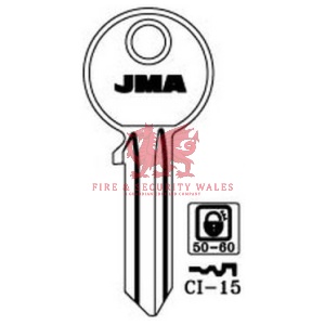 JMA CI-15 Cylinder Key Blank for Cisa®