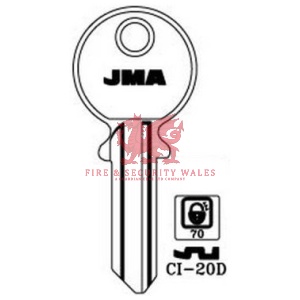 JMA CI-20D Cylinder Key Blank for Cisa®