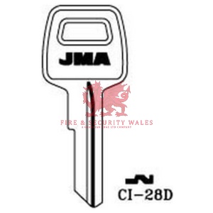 JMA CI-28D Cylinder Key Blank for Cisa®