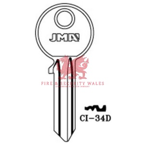 JMA CI-34D Key Blank for Cisa®