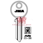 JMA CI-36 Cylinder Key Blank for Cisa®