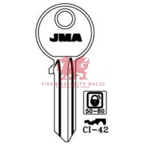 JMA CI-42 Cylinder Key Blank for Cisa®