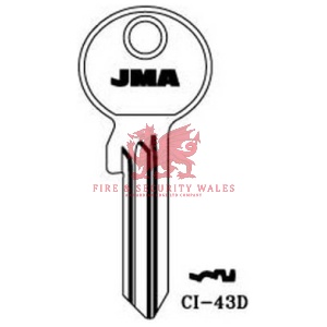 JMA CI-43D Cylinder Key Blank for Cisa®