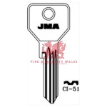 JMA CI-51 Cylinder Key Blank for Cisa®