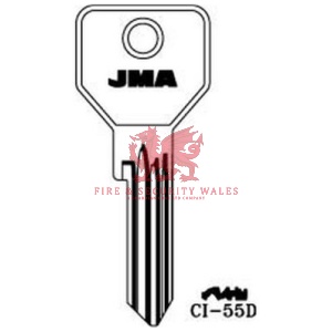 JMA CI-55D Cylinder Key Blank for Cisa®