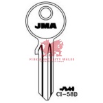 JMA CI-58D Cylinder Key Blank for Cisa®