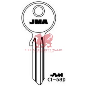 JMA CI-58D Cylinder Key Blank for Cisa®