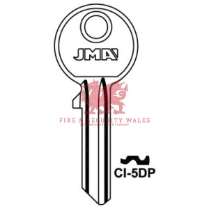 JMA CI- 5DP Cylinder Key Blank for Cisa®