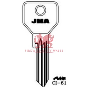 JMA CI-61 Cylinder Key Blank for Cisa®