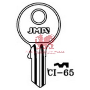 JMA CI-65 Cylinder Key Blank for Cisa®