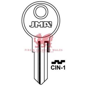 JMA CIN-1 Cylinder Key Blank for Cina®